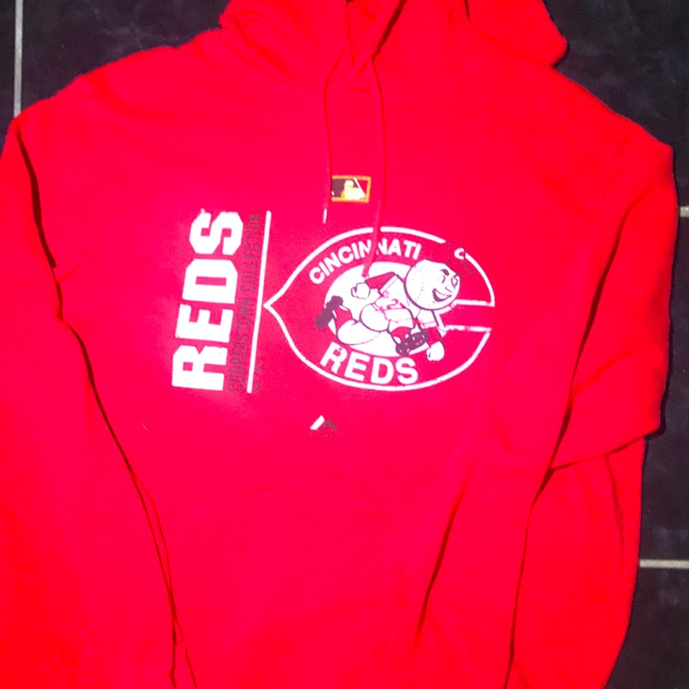 Vintage coopers town Cincinnati Reds hoodie